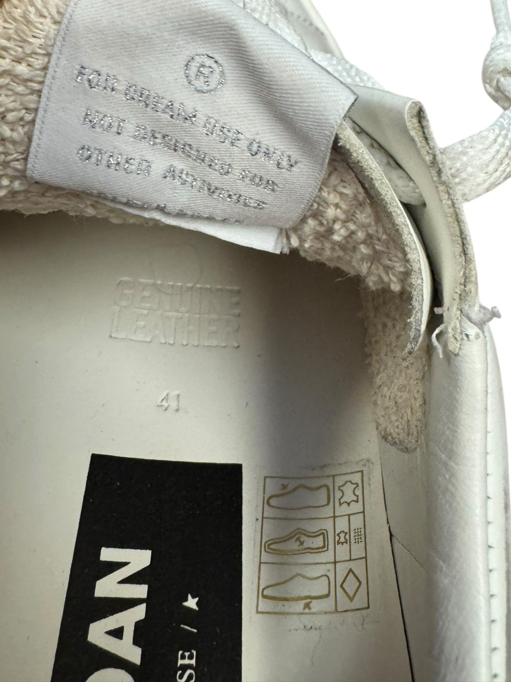 NWT Golden Goose White & Silver Star Low-Top Stardan Sneaker Rare Size 11/41 - Picture 13 of 15